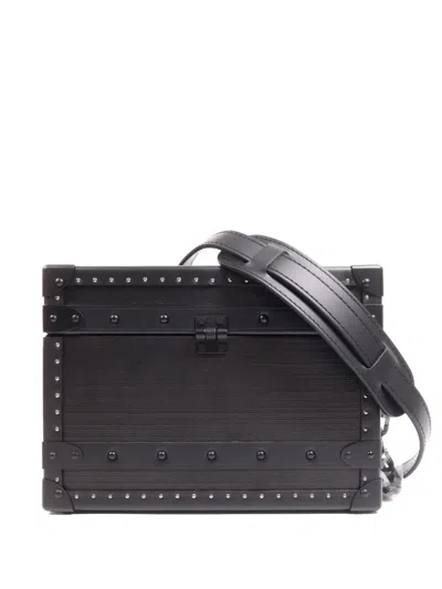 Pre-owned Louis Vuitton Trunk Box Cross Body Bag In Black