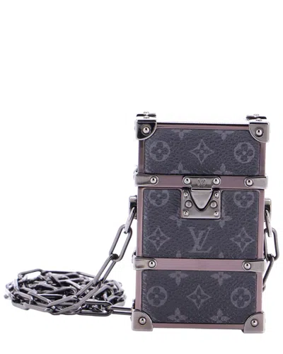 Louis Vuitton Trunk Box Pouch Monogram Eclipse Canvas (authentic Pre-loved)