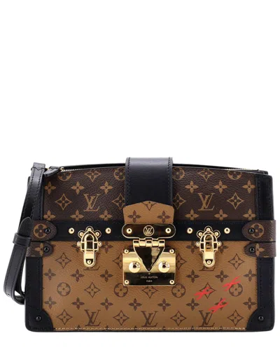Pre-owned Louis Vuitton Trunk Clutch Reverse Monogram Canvas (authentic Pre-loved)