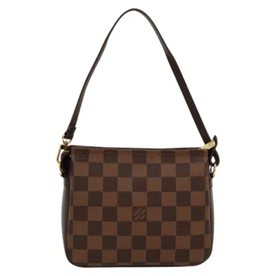 Pre-owned Louis Vuitton Truth Brown Canvas Clutch Bag ()