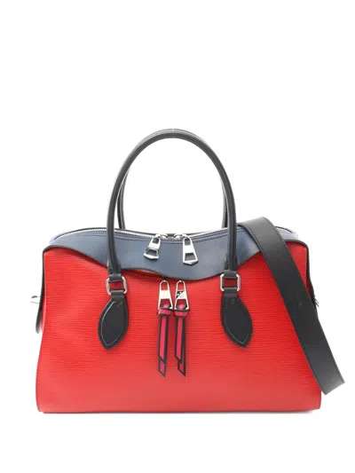 Pre-owned Louis Vuitton Tuileries Tote Bag In Red