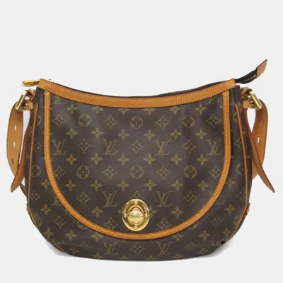 Pre-owned Louis Vuitton Monogram Tulam Gm Shoulder Bag Monogram In Brown
