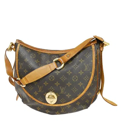 Pre-owned Louis Vuitton Tulum Brown Canvas Shoulder Bag ()
