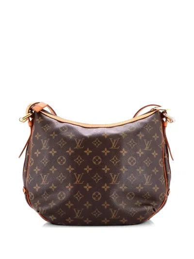 Pre-owned Louis Vuitton Tulum Handbag Monogram Canvas Gm Shoulder Bag In Brown