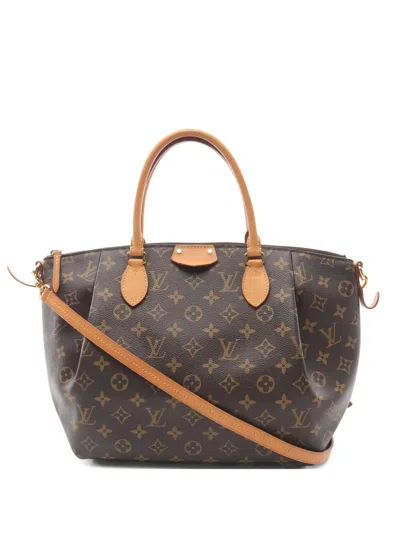 Pre-owned Louis Vuitton Turen Monogram Tote Bag In Brown