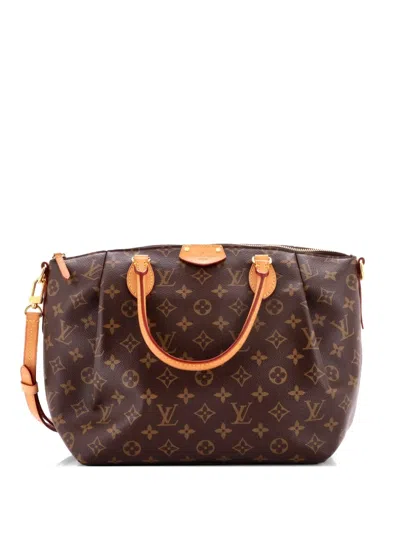 Pre-owned Louis Vuitton Turenne Handbag Monogram Canvas Mm Satchel In Brown