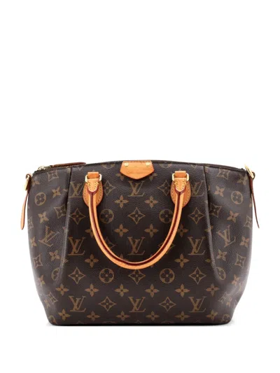 Pre-owned Louis Vuitton Turenne Handbag Monogram Canvas Pm Satchel In Brown
