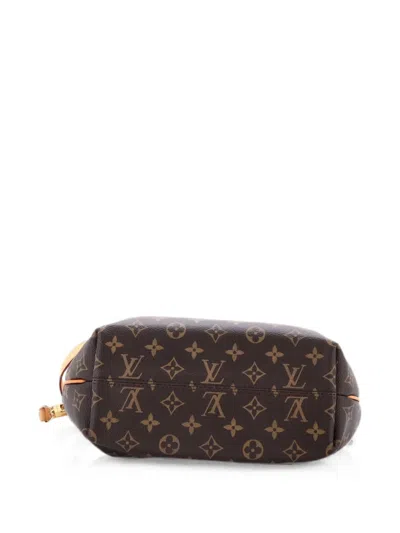 Pre-owned Louis Vuitton Turenne Handbag Monogram Canvas Pm Satchel In Brown