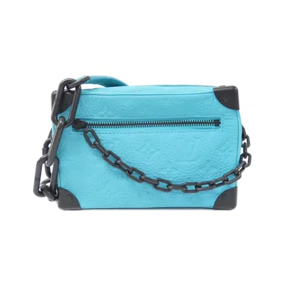 Pre-owned Louis Vuitton Turquoise Leather Shoulder Bag ()