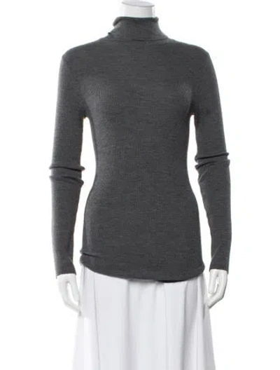 Pre-owned Louis Vuitton Turtleneck Sweater In Gray