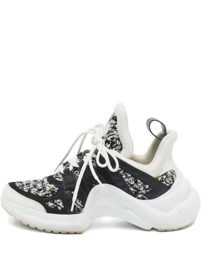 Pre-owned Louis Vuitton Tweed Sneakers