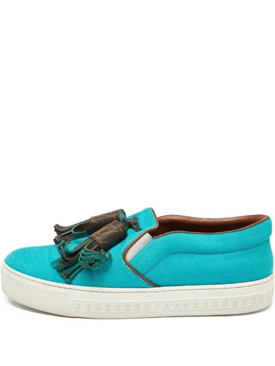 Pre-owned Louis Vuitton Twill Sneakers