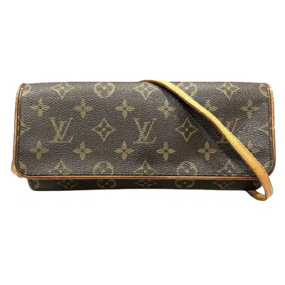 Pre-owned Louis Vuitton Twin Canvas Shoulder Bag () In Brown