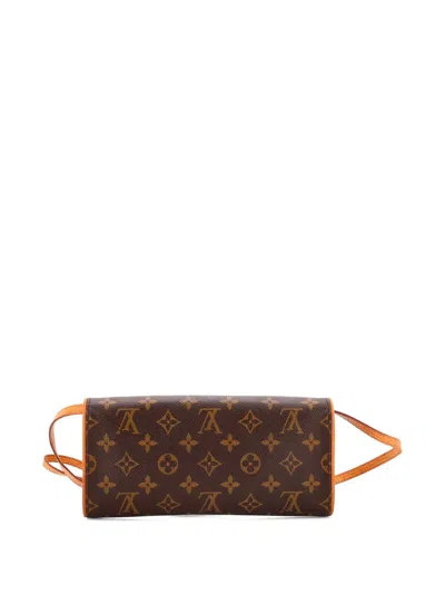 Pre-owned Louis Vuitton Twin Handbag Monogram Canvas Gm Crossbody Bag In Brown