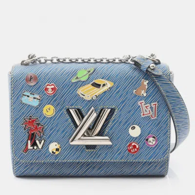 Pre-owned Louis Vuitton Twist Blue Epi Denim Leather Shoulder Bags