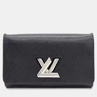 Pre-owned Louis Vuitton Twist Chain Crossbody Bag In Black
