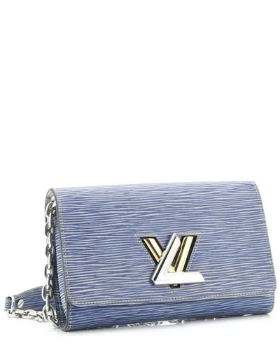 Pre-owned Louis Vuitton Twist Chain Wallet Epi Leather (authentic Pre-loved)