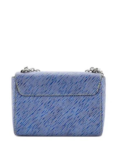 Pre-owned Louis Vuitton Twist Handbag Electric Epi Leather Mm Shoulder Bag In Blue