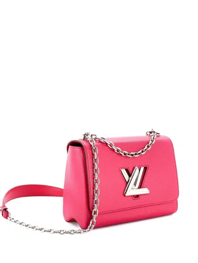 Pre-owned Louis Vuitton Twist Handbag Epi Leather Mm Crossbody Bag In Pink