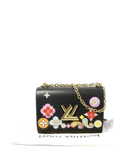 Pre-owned Louis Vuitton Twist Mm Shoulder Bag In Black