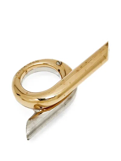 Pre-owned Louis Vuitton Twist Ring In Gold