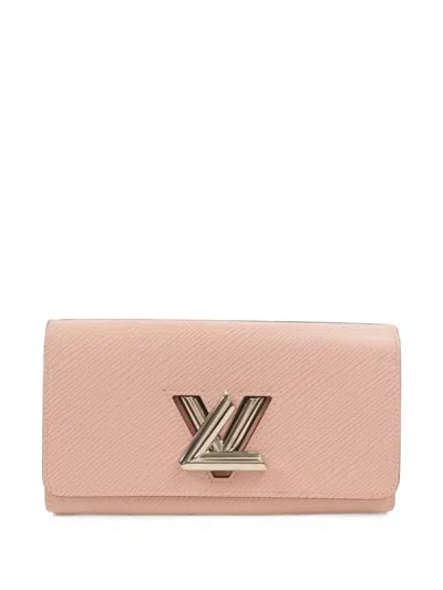 Pre-owned Louis Vuitton Twist Wallet In Pink