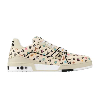 Pre-owned Louis Vuitton Tyler, The Creator X  Trainer 'beige Multi-color Monogram' | Cream | Men'