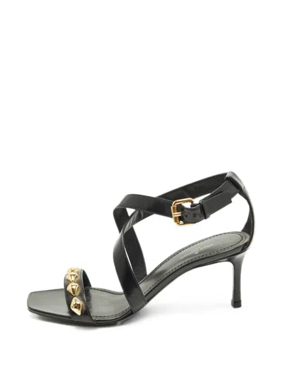 Pre-owned Louis Vuitton Unchain Ankle-strap Sandals In Black