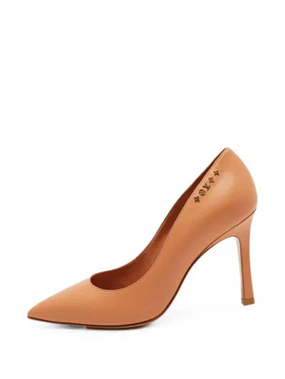 Pre-owned Louis Vuitton Urban Twist Pumps In Orange