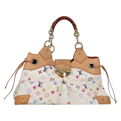 Pre-owned Louis Vuitton Ursula White Canvas Tote Bag ()