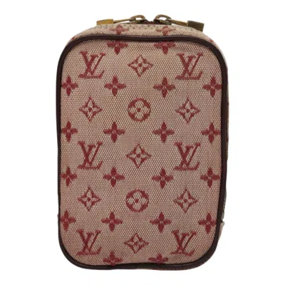 Pre-owned Louis Vuitton Usu Red Canvas Clutch Bag ()