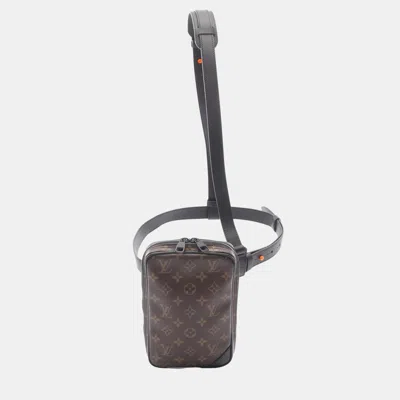 Pre-owned Louis Vuitton Utility Brown Monogram Solar Ray Canvas Men's Waist Bag