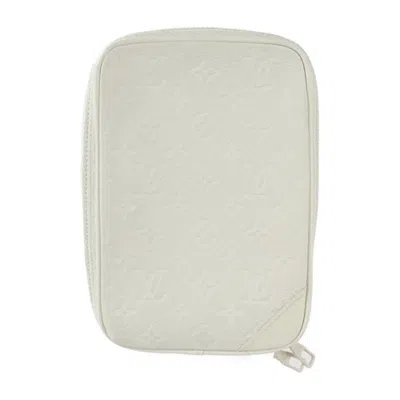 Pre-owned Louis Vuitton Utility Leather Shoulder Bag () In White