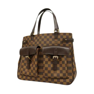 Pre-owned Louis Vuitton Uzes Brown Canvas Tote Bag ()