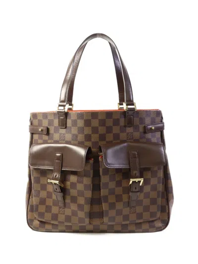 Pre-owned Louis Vuitton Uzes Tote Bag In Brown