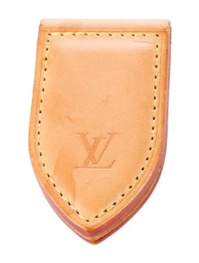 Pre-owned Louis Vuitton Vachetta Money Clip In Neutral