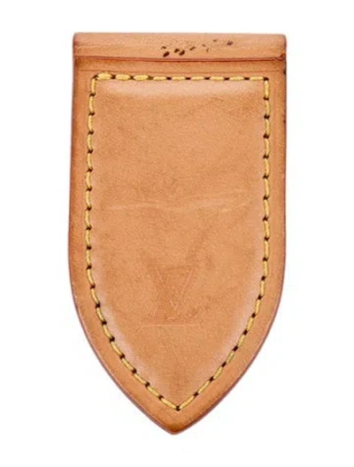 Pre-owned Louis Vuitton Vachetta Money Clip In Neutrals