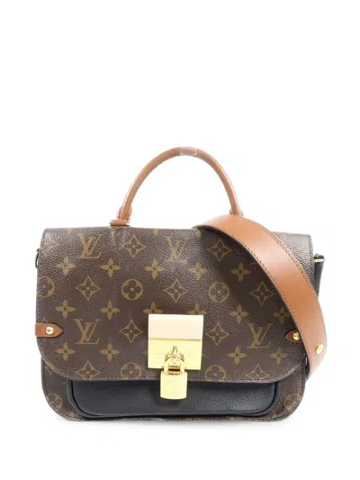 Pre-owned Louis Vuitton Vanguard Monogram Canvas Tote Bag In Brown