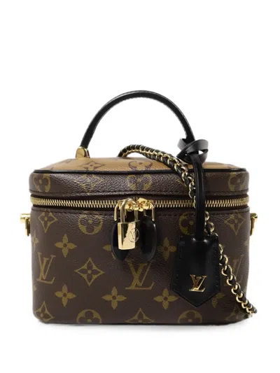 Pre-owned Louis Vuitton Vanity Pm Handbag In Brown