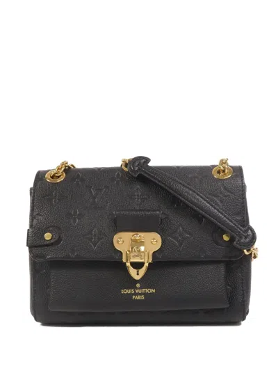 Pre-owned Louis Vuitton Vavin Bb Monogram Empreinte Crossbody Bag In Black