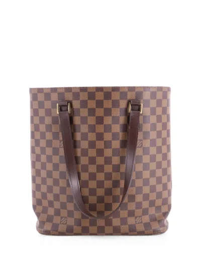 Pre-owned Louis Vuitton Vavin Damier Gm Tote Bag In Brown