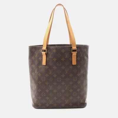 Pre-owned Louis Vuitton Vavin Gm Brown Monogram Canvas Tote