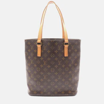 Pre-owned Louis Vuitton Vavin Gm Shoulder Tote Bag Monogram Canvas In Brown