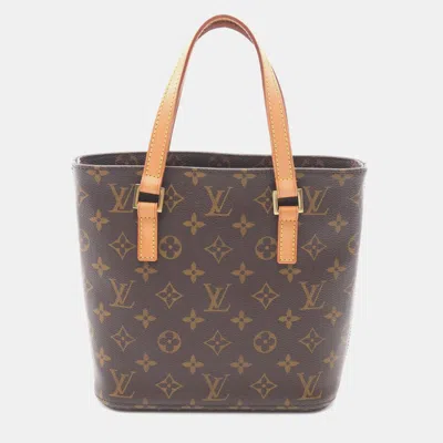 Pre-owned Louis Vuitton Vavin Pm Hand Tote Bag Monogram Canvas In Brown