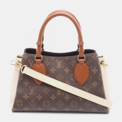 Pre-owned Louis Vuitton Vendome Bb Monogram Canvas And Leather Tote Bag In Brown