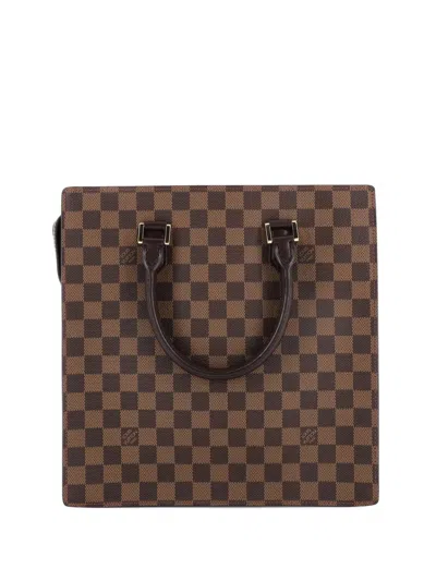Pre-owned Louis Vuitton Venice Sac Plat Bag Damier Pm Tote Bag In Brown