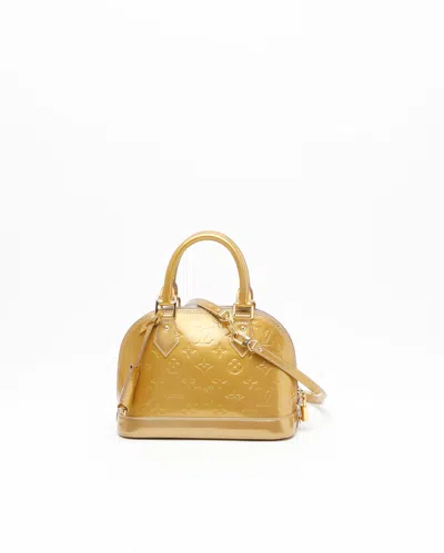 Pre-owned Louis Vuitton Vernis Alma Bb Bag