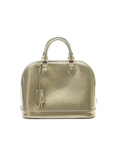 Louis Vuitton Vernis Alma Pm Bag In Green