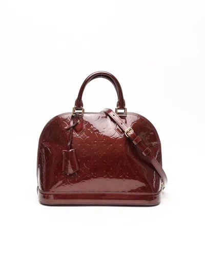 Pre-owned Louis Vuitton Vernis Alma Pm Bandoulière Bag