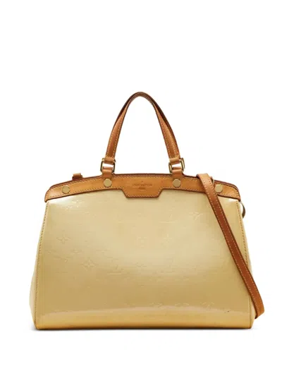 Pre-owned Louis Vuitton Vernis Leather Brea Bag In Neutral